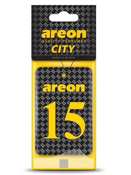 Areon City Vanilla Black 15 Oto Araç Kokusu ürün görseli 1