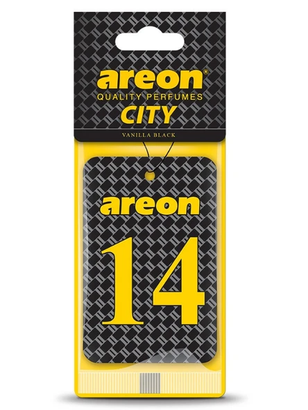 Areon City Vanilla Black 14 Oto Araç Kokusu ürün görseli 1