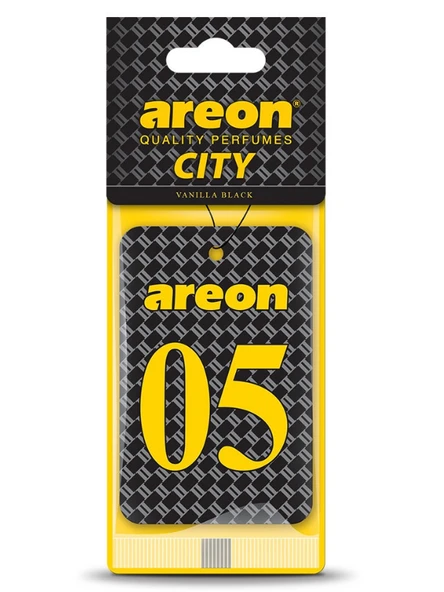 Areon City Vanilla Black 05 Oto Araç Kokusu ürün görseli 1