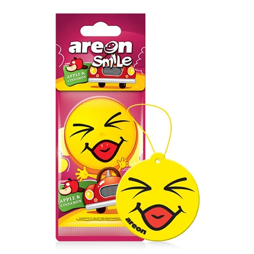 Areon Smile Dry Apple Cinnamon Oto Araç Kokusu ürün görseli 1
