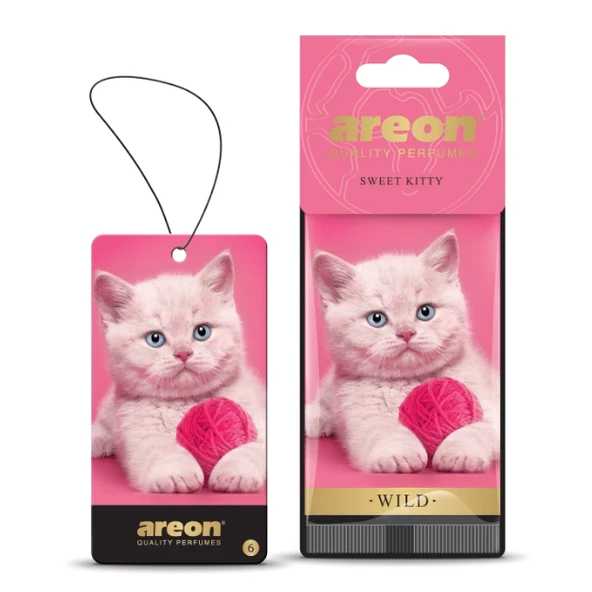Areon Wild Sweet Kitty Oto Araç Kokusu ürün görseli 1