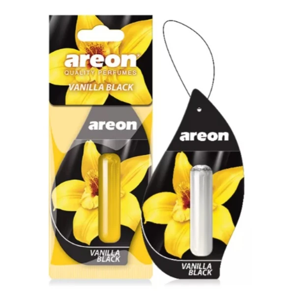 Areon Liquid 5 Ml Vanilla Black Oto Araç Kokusu ürün görseli 1