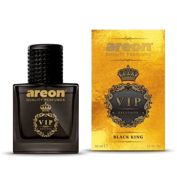 Areon Car Perfume 50 Ml Vip Black King Oto Araç Parfümü ürün görseli 1
