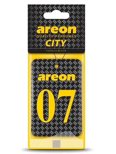 Areon City Vanilla Black 07 Oto Araç Kokusu ürün görseli 1