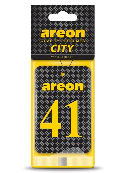 Areon City Vanilla Black 41 Oto Araç Kokusu ürün görseli 1
