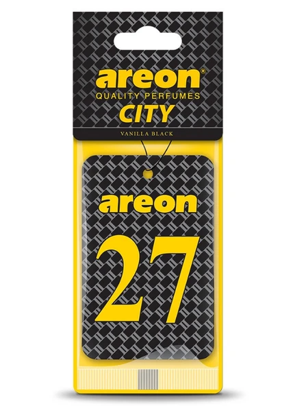 Areon City Vanilla Black 27 Oto Araç Kokusu ürün görseli 1