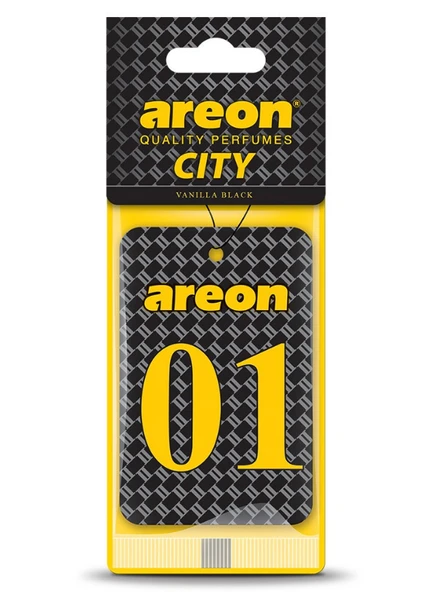 Areon City Vanilla Black 01 Oto Araç Kokusu ürün görseli 1