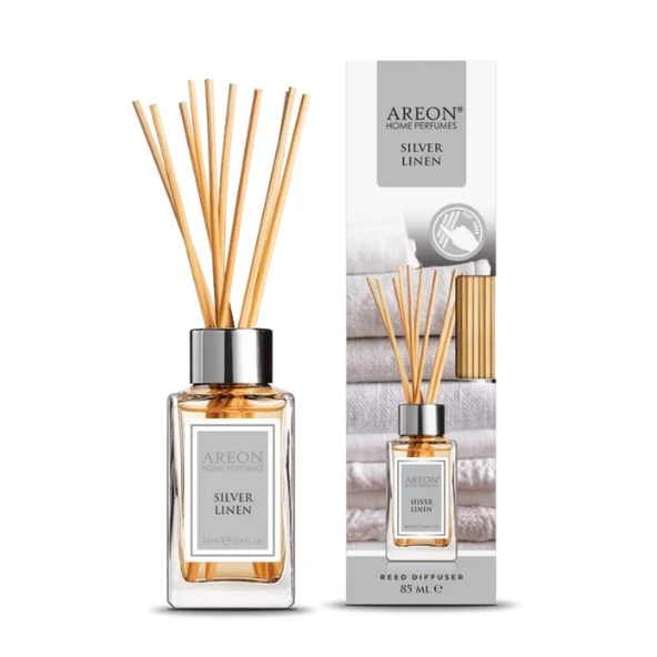 Areon Classic Silver Linen 85 Ml Bambu Çubuklu Oda Kokusu ürün görseli 1