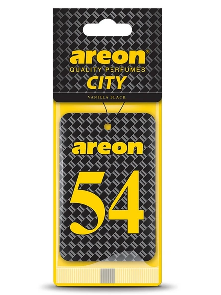 Areon City Vanilla Black 54 Oto Araç Kokusu ürün görseli 1
