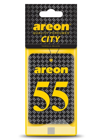 Areon City Vanilla Black 55 Oto Araç Kokusu ürün görseli 1