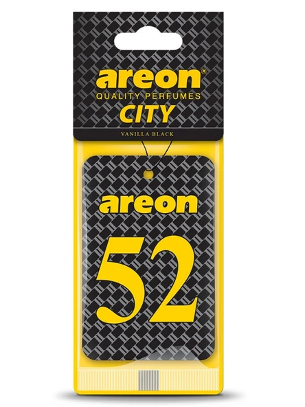 Areon City Vanilla Black 52 Oto Araç Kokusu ürün görseli 1