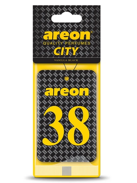 Areon City Vanilla Black 38 Oto Araç Kokusu ürün görseli 1
