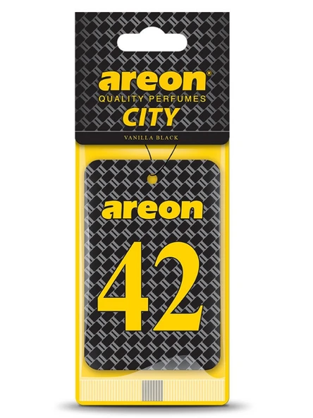 Areon City Vanilla Black 42 Oto Araç Kokusu ürün görseli 1