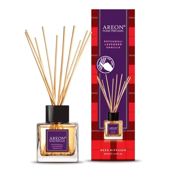 Areon Tartan Patchouli Lavender Vanilla 50 Ml Bambu Çubuklu Oda Kokusu ürün görseli 1