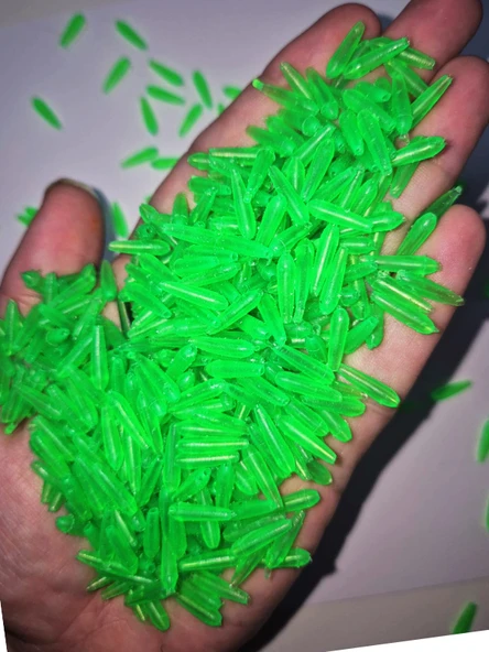 ea genset Neon Ultraviyole Uv Yumuşak Silikon Yeşil 50 Adet 1,3 cm. Delik: 2mm ürün görseli 1
