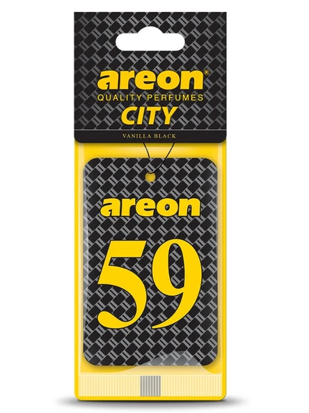 Areon City Vanilla Black 59 Oto Araç Kokusu ürün görseli 1