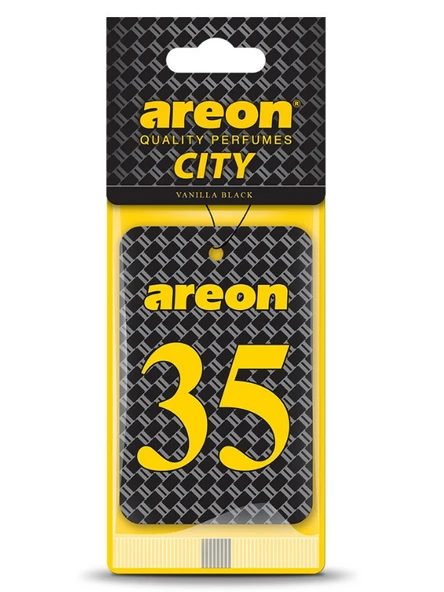 Areon City Vanilla Black 35 Oto Araç Kokusu ürün görseli 1