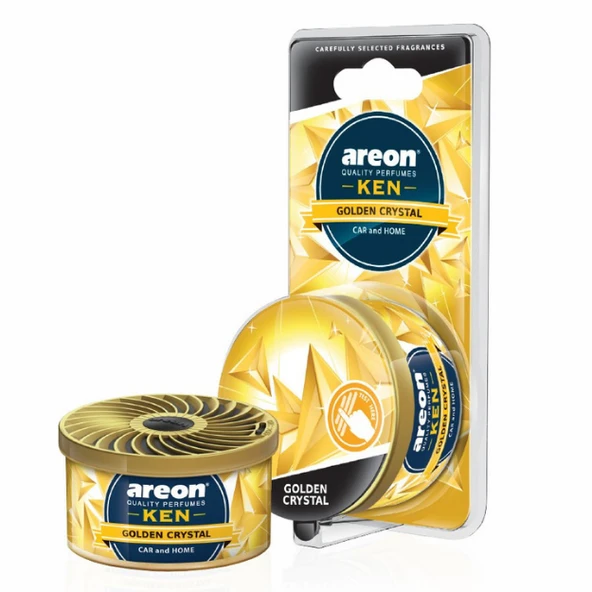 Areon Ken Blister Golden Crystal Bardaklik Oto Araç Kokusu ürün görseli 1