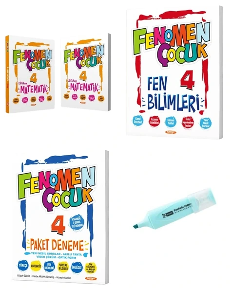 4.Sınıf Matematik-1-2 Fen Bilimleri Soru Bankası ve Paket deneme ürün görseli 1