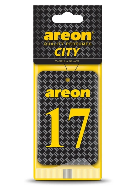 Areon City Vanilla Black 17 Oto Araç Kokusu ürün görseli 1