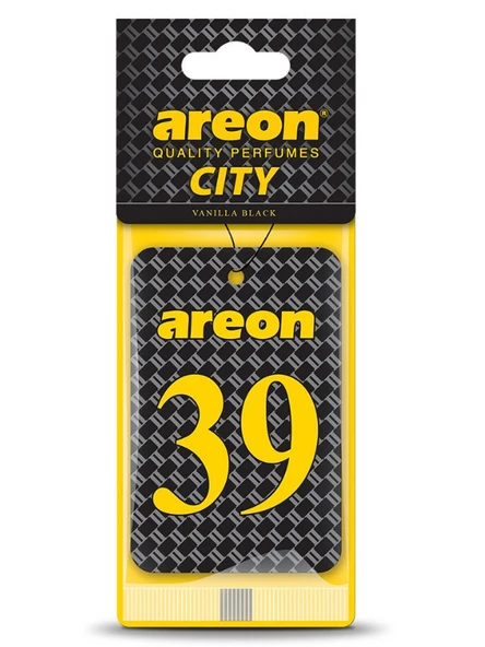 Areon City Vanilla Black 39 Oto Araç Kokusu ürün görseli 1