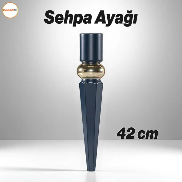 Elips Sehpa Ayağı 42 cm Plastik Antrasit Masa Ayak Mutfak Sehpası Yemek Masası Mobilya Ayakları ürün görseli 1