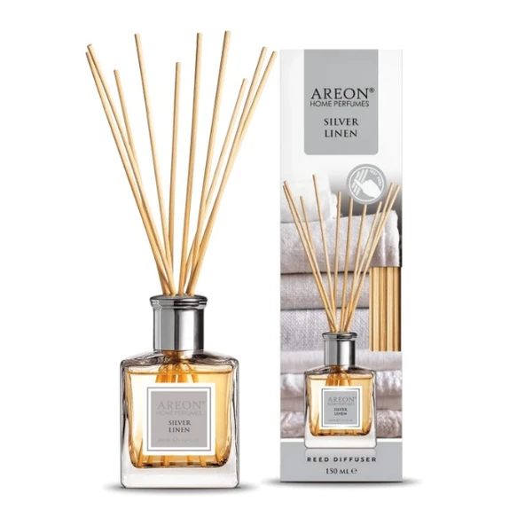 Areon Classic Silver Linen 150 Ml Bambu Çubuklu Oda Kokusu ürün görseli 1