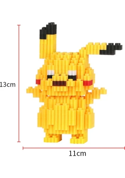 Pikachu 580 Parça mini  Blocks - Resim 2