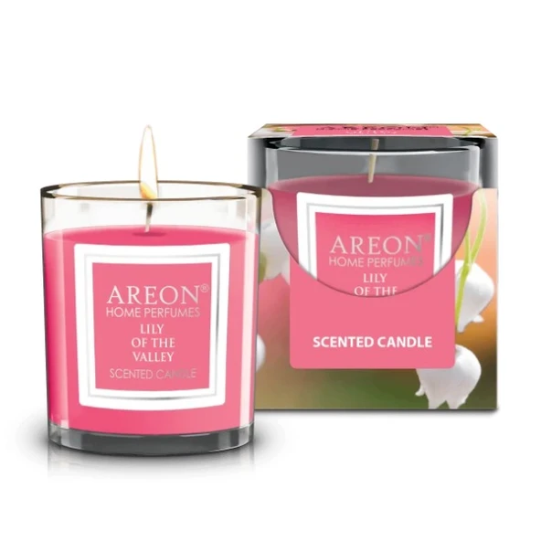 Areon Candles Lily Of The Valley Lüks Kokulu Mum ürün görseli 1