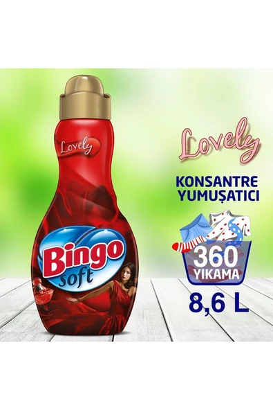 Bingo Soft Konsantre Çamaşır Yumuşatıcısı Lovely 1440 ml Ekonomi Paketi 6'lı ürün görseli 1