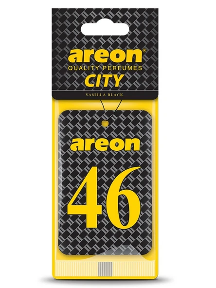 Areon City Vanilla Black 46 Oto Araç Kokusu ürün görseli 1