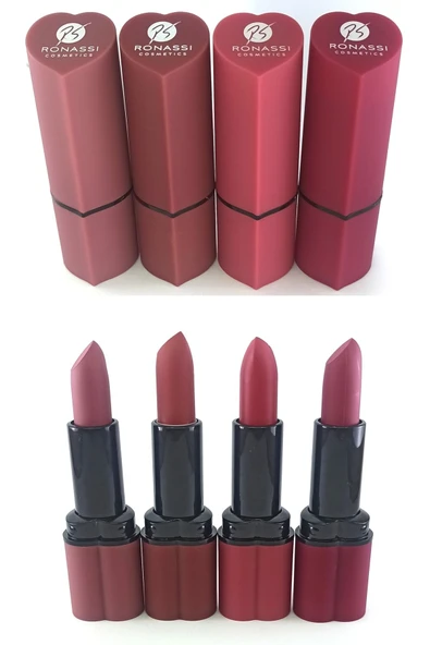 RS Ronassi Cosmetics Frover Love 4'lü Mat Ruj Takımı A ürün görseli 1