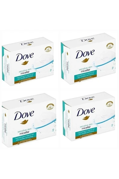Dove 4 Adet Dove Micellar Cream Bar Sabun 90gr ürün görseli 1