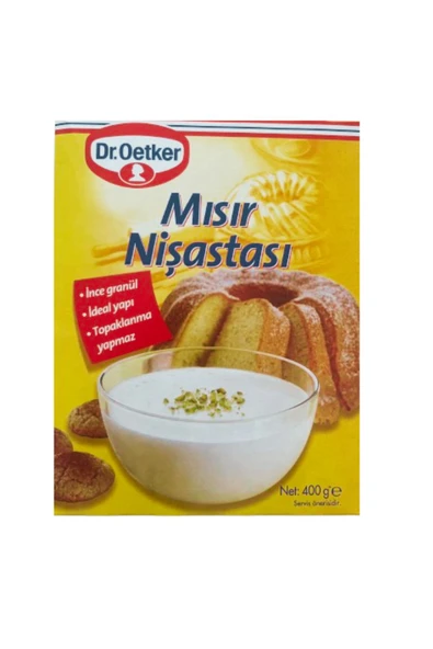 Dr. Oetker Dr.Oetker Mısır Nişasta (YENİ ÜRÜN) 400 g ürün görseli 1