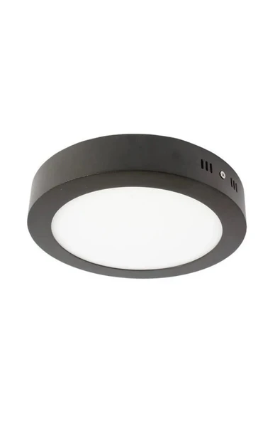CATA CT-5235 18W Panel LED Armatür Siyah Yulvarlak Sıva Üstü Metal Kasa Sıcak Beyaz 3200K ürün görseli 1