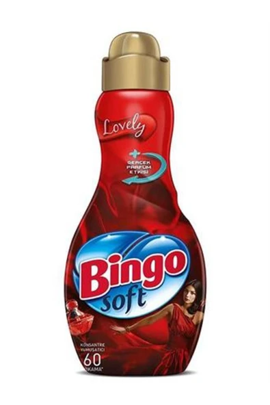 Bingo ( 1 ADET ) Bingo Soft Konsantre Çamaşır Yumuşatıcısı Lovely 1440 ml ürün görseli 1