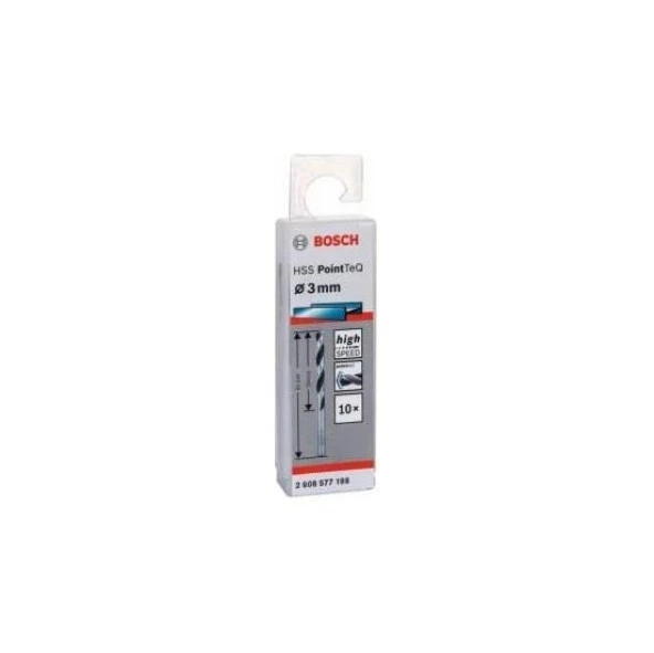 Bosch Hss Pointteq Metal Matkap Ucu 3,0mm 10 lu ürün görseli 1