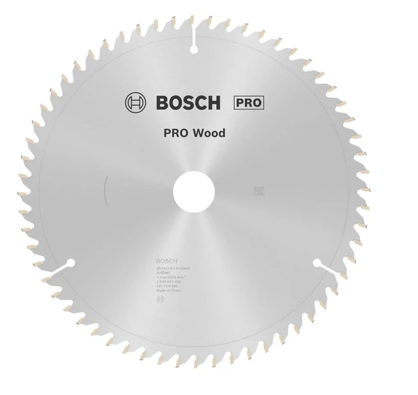 Bosch Ahş. Daire Testere Bıçağı 254x30x2,0mm 60Diş ürün görseli 1