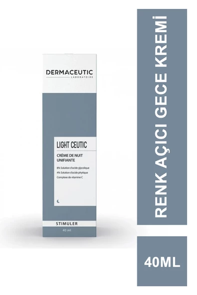 Dermaceutic Light Ceutic Renk Açıcı Gece Kremi 40 ml ürün görseli 1