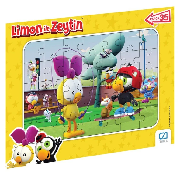 Ca Games Limon İle Zeytin 35 Parça Frame Puzzle CA.5083 ürün görseli 1