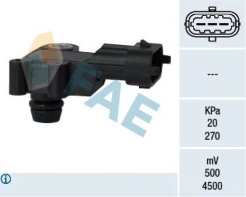 FAE 15100  EMME MANIFOLT VAKUM SENSÖRÜ ASTRA H J INSIGNIA CORSA E ürün görseli 1