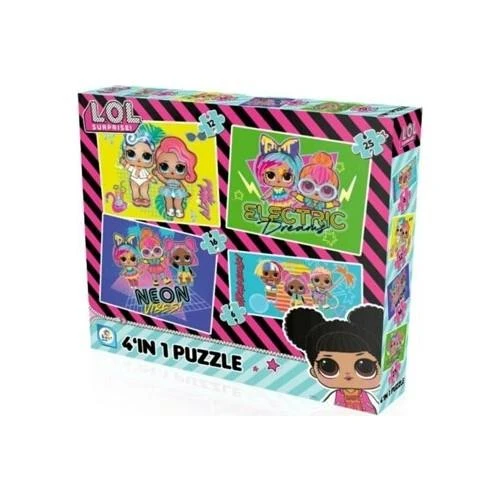 LOL7627 LOL 4İN1 PUZZLE ANAOKUL ürün görseli 1