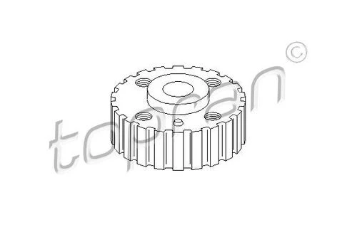 TOPRAN 100833001 755 Krank Triger Kasnağı Golf3 Transporter T4 ürün görseli 1