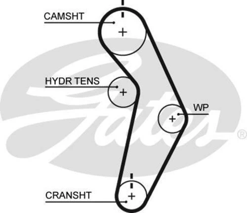 Gates T245 TRIGER EKSANTRIK KAYISI 112×290 CHRYSLER NEON 2.0 16V ürün görseli 1