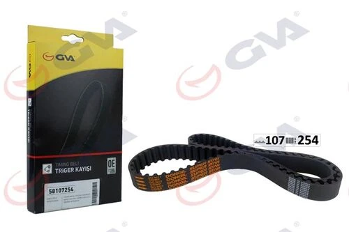 GVA 58107254  TRİGER KAYIŞI 107×254 CHEVROLET MATIZ 0.8 6V 05 SPAR ürün görseli 1