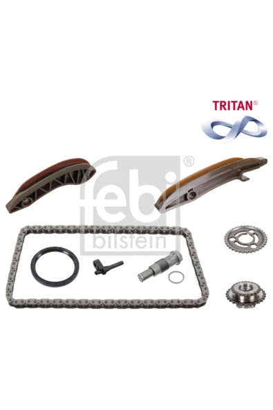 FEBI 177770  Eksantrik Zincir Seti Bmw B37 B47 B57 N47 M57 N57 F10 F20 F30 F80 G20 G30 E82 E88 F22 F4 ürün görseli 1