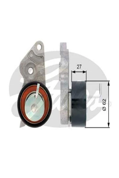 Gates T43127 Triger Gergi Rulmani ( Ford : Fiesta Iv V Focus Focus Iı Fusion 1.4 4m5g6k254db (wf296846) ürün görseli 1
