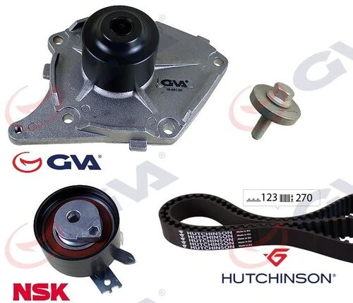 GVA 59WPK1422H Devirdaimli Eksantrik Gergi Seti(123×270) CLIO II-IV-Kng 01-Megane II-Scenic II-Micra III 1.5DCI K9K ürün görseli 1