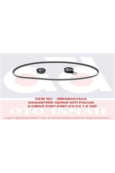 INA 530037510  TRİGER EKSANTRİK GERGİ SETİ SCUDO / 307 / C3 C4 C5 ürün görseli 1