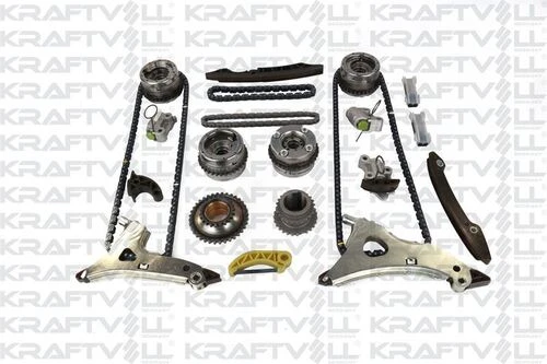 Kraftvoll 12100035  Eksantrik Zincir Seti M276 X218 14-17 W204 11-14 W205 14-c218 14-17 W212 11-15 A2760502316 ürün görseli 1